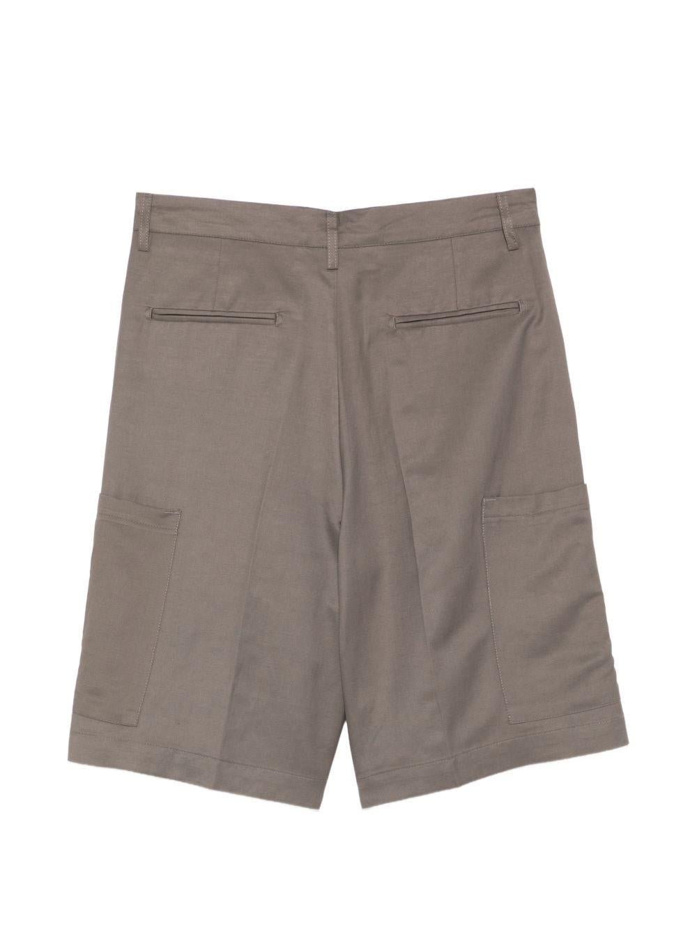 Pantaloncini cargo con pieghe in grigio Costumein - uomo 
