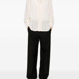 Camicia a maniche lunghe in bianco Sefr - uomo 