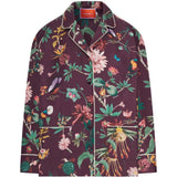 Camicia con motivo a fiori in viola La double j - donna 