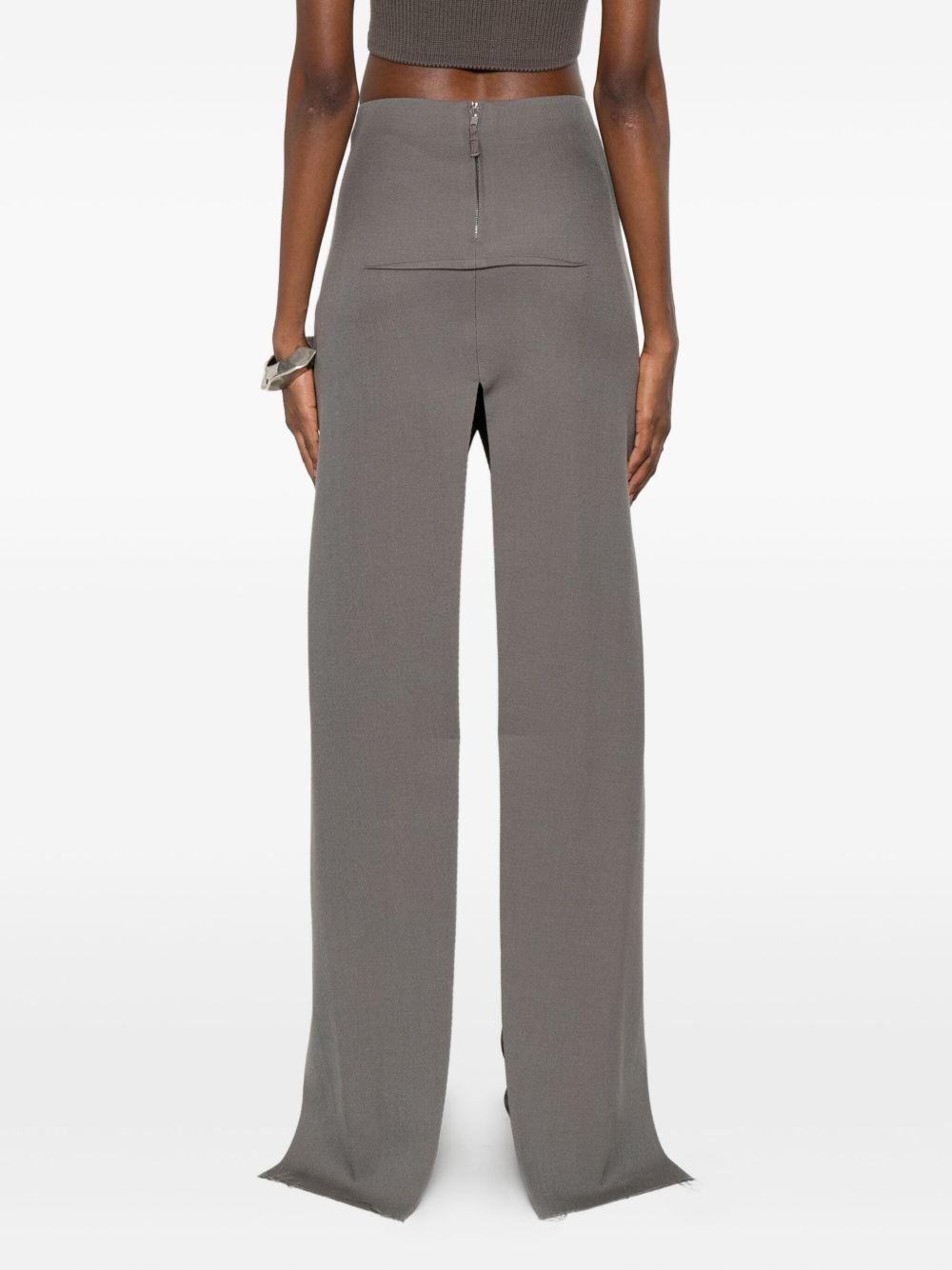 Gonna lunga con spacco in grigio Rick owens - donna 
