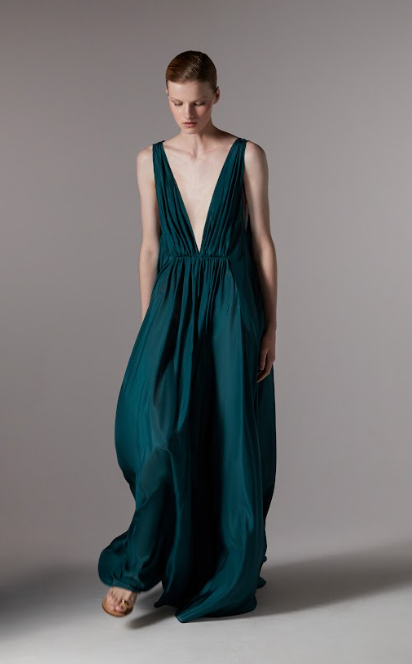 Abito da sera angelina in verde Temily - donna 