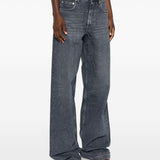 Jeans Geth con effetto schiarito in grigio Rick owens drkshdw - donna 