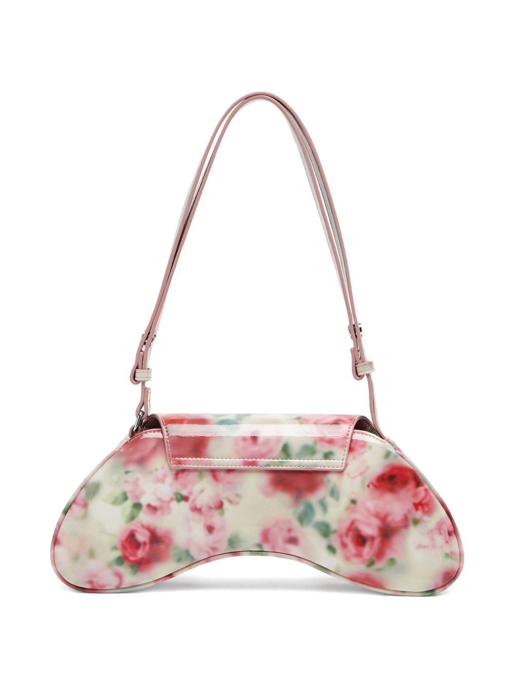 Borsa a spalla a fiori in bianco Diesel - donna 
