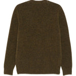 Cardigan con scollo a V in marrone Barena - uomo 