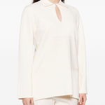 Polo a maniche lunghe fuggito in beige Maxmara - donna 