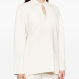 Polo a maniche lunghe fuggito in beige Maxmara - donna 