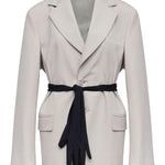 Blazer a maniche lunghe in grigio MM6 Maison Margiela - donna 
