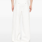 Jeans con ricamo in azzurro Glass Cypress - uomo 