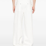 Jeans con ricamo in azzurro Glass Cypress - uomo 