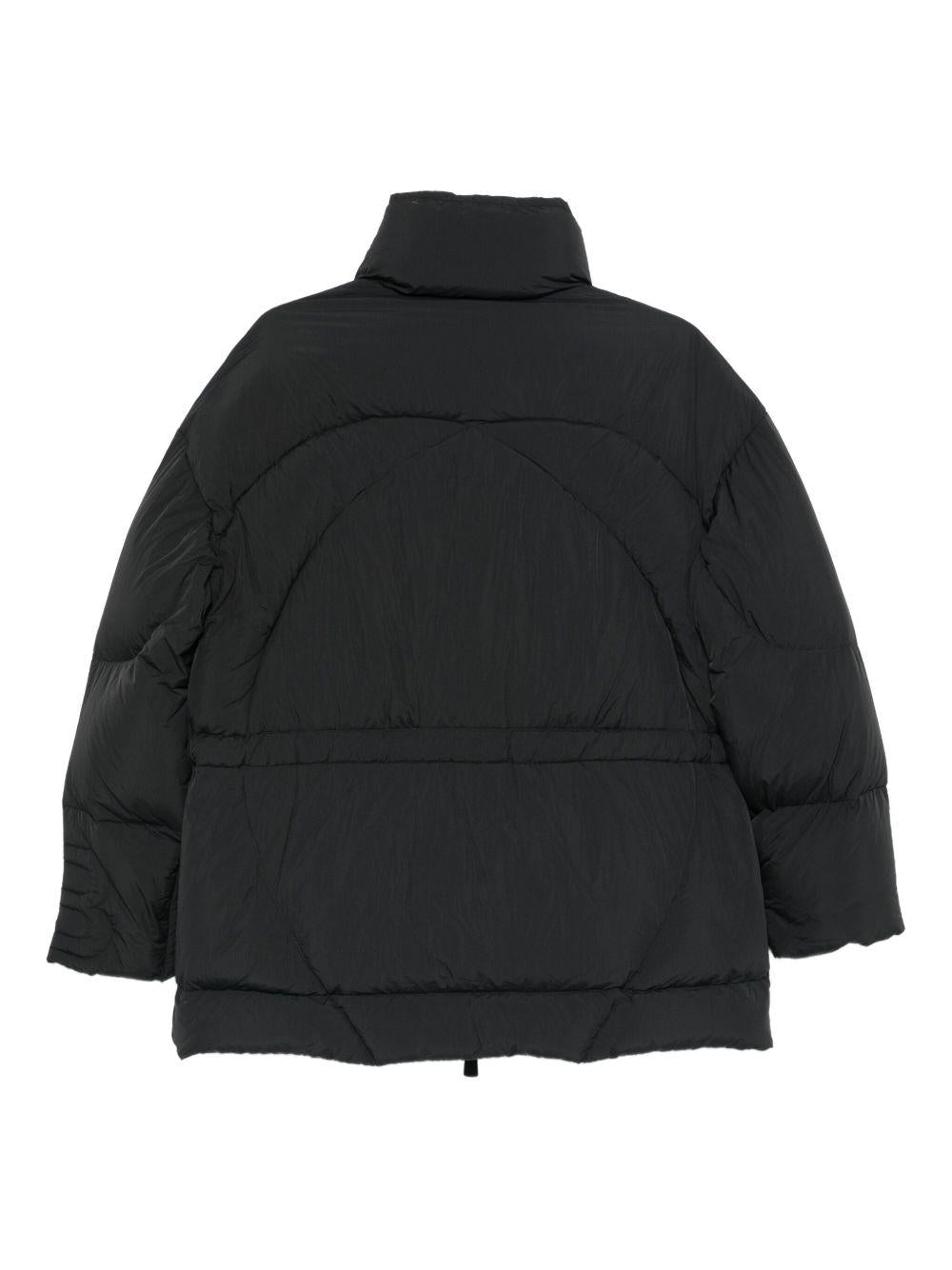 Cappotto imbottito con coulisse in nero Bacon - donna 