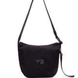 Borsa a tracolla con logo in nero Y-3 - uomo 