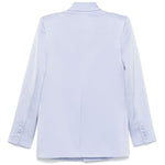 Giacca monopetto satinata in celeste Alex perry - donna 
