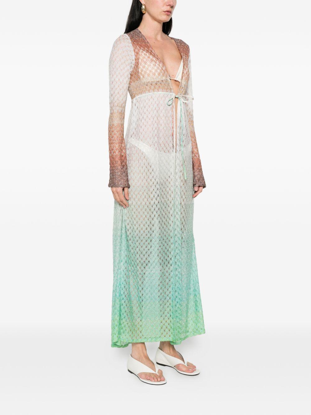Copricostume chevron-pattern multicolor Missoni - donna 