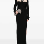 Abito maxi con cut-out in nero Giuseppe di morabito - donna 