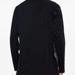 T-shirt a maniche lunghe con logo in nero Y-3 - uomo 