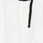 Pantaloncini con chiusura a fibbia in bianco Undercover - uomo 