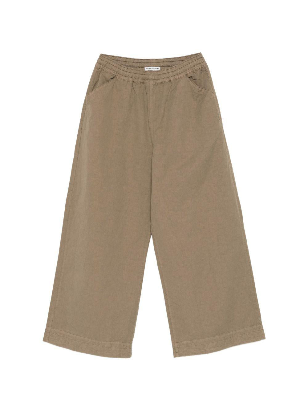 Pantaloni elasticizzati in beige Ymc - uomo 