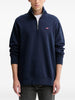 Felpa con zip in blu Levi's - uomo
