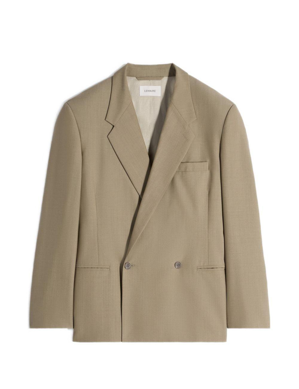 Giacca sartoriale doppiopetto in beige Lemaire - donna 