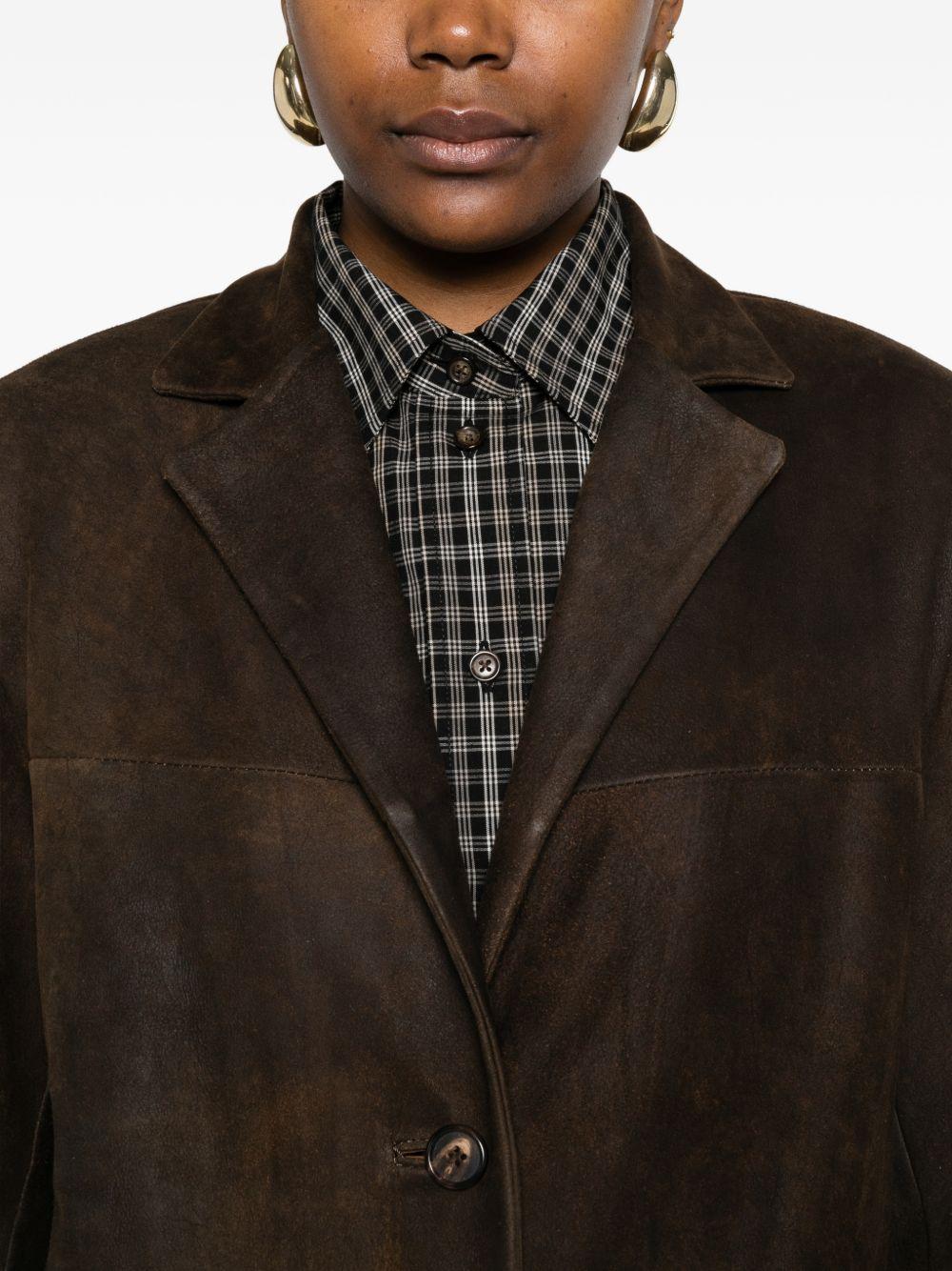 Blazer con tasche in marrone Salvatore santoro - donna 