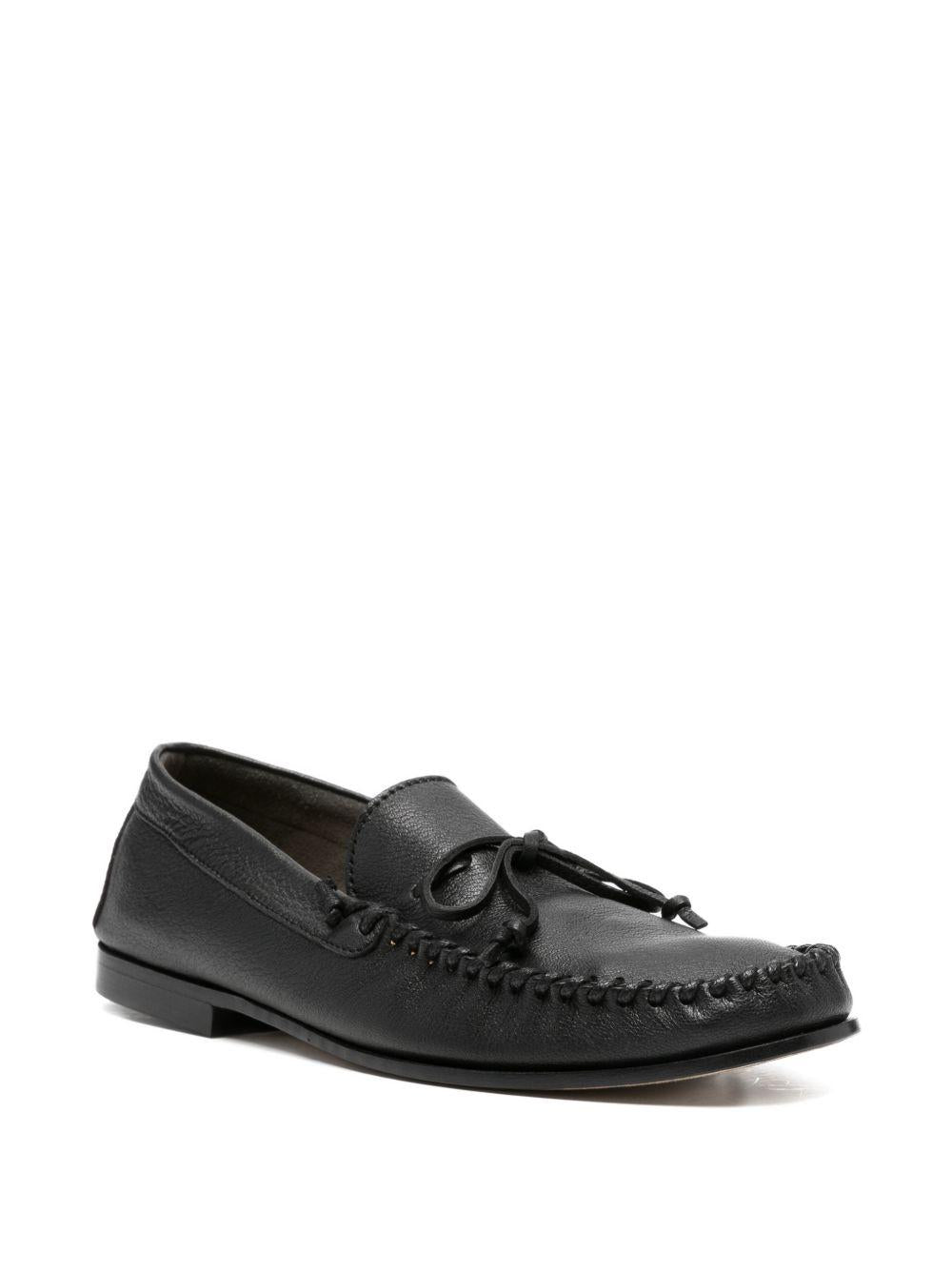 Mocassini ibiza in nero  Henderson baracco - uomo 