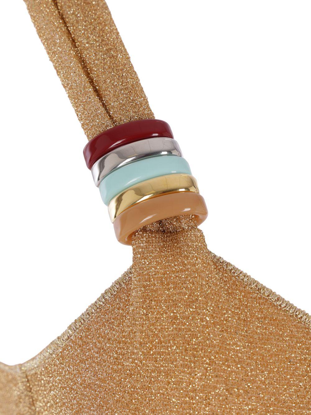 Costume da bagno con anelli decorativi in oro Oséree - donna 