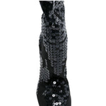 Stivali con paillettes in nero Rick owens lilies - donna 