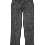 Pantaloni con effetto stropicciato in nero MM6 Maison Margiela - donna 