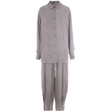Completo due pezzi con coulisse in grigio the andamane - donna 