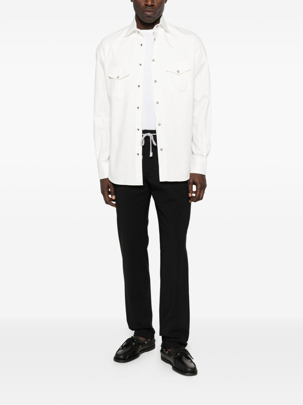 Pantaloni con coulisse in nero Eleventy - uomo 