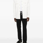 Pantaloni con coulisse in nero Eleventy - uomo 