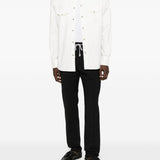 Pantaloni con coulisse in nero Eleventy - uomo 