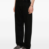 Jeans a bottoni in nero Our legacy - uomo 