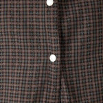 Camicia a quadri in marrone Carrer - unisex 