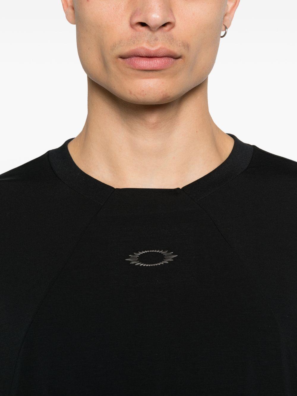 T-shirt con logo e dettaglio in nero Oakley - uomo 