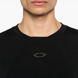 T-shirt con logo e dettaglio in nero Oakley - uomo 