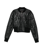 Giacca crop geocamo in nero Rick Owens x Moncler - unisex 