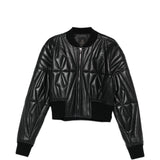 Giacca crop geocamo in nero Rick Owens x Moncler - unisex 