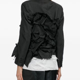 Giacca con ruches in nero Comme Des Garçons - donna 