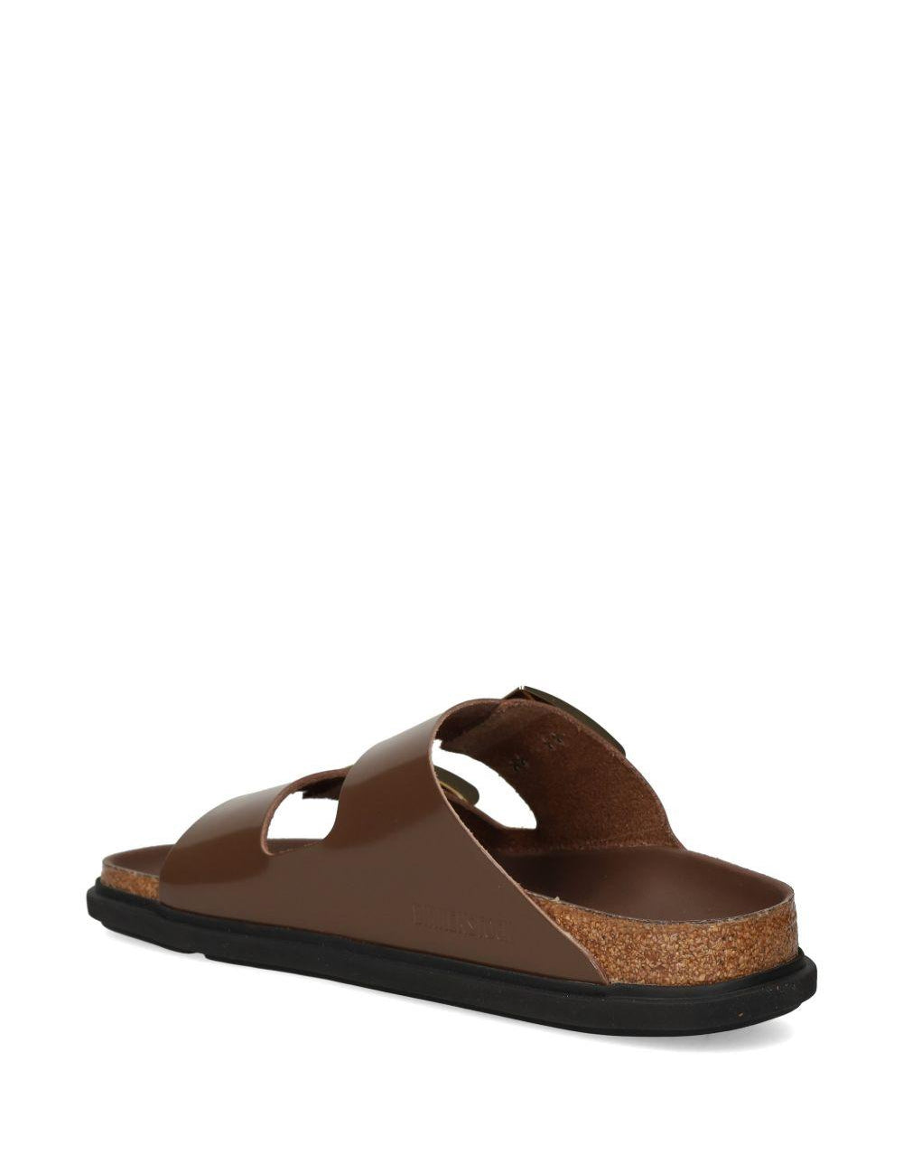 Sandali Arizona con fibbia in marrone Birkenstock - unisex 