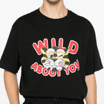 T-shirt con stampa a fumetti in nero Kenzo - uomo 