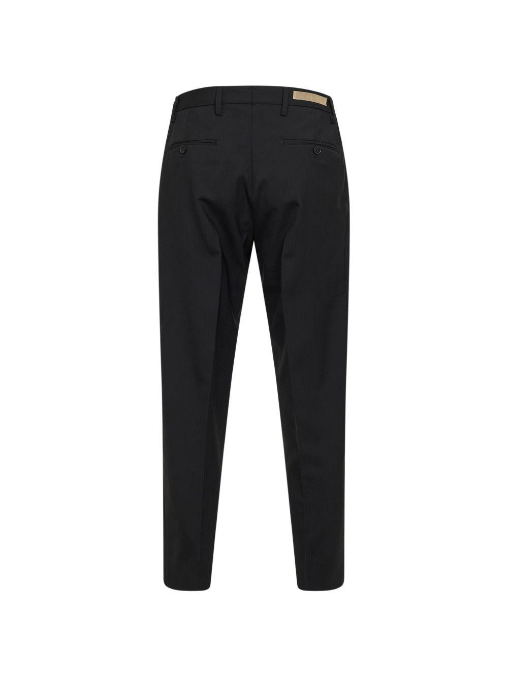 Pantaloni a pieghe con elastico in vita in nero Briglia 1949 - donna 