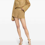 Shorts Lumière in oro Oséree - donna 
