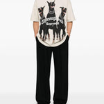 T-shirt Thoroughbred in bianco Represent - uomo 