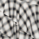 Abito midi con balze in bianco e nero Feng Chen Wang - donna 