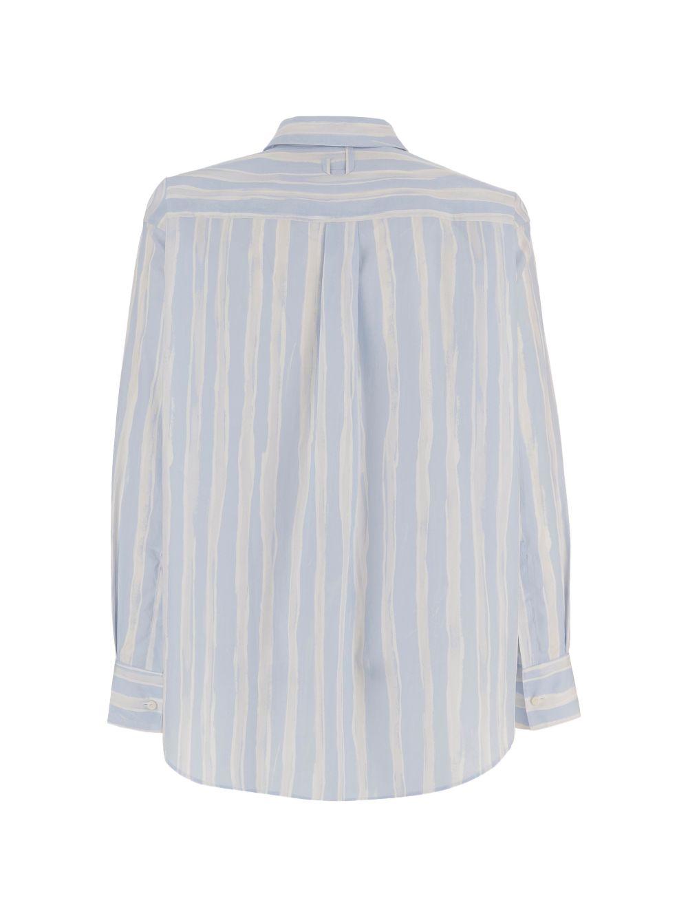 Camicia Camargue in azzurro e grigio chiaro Jacquemus - uomo 