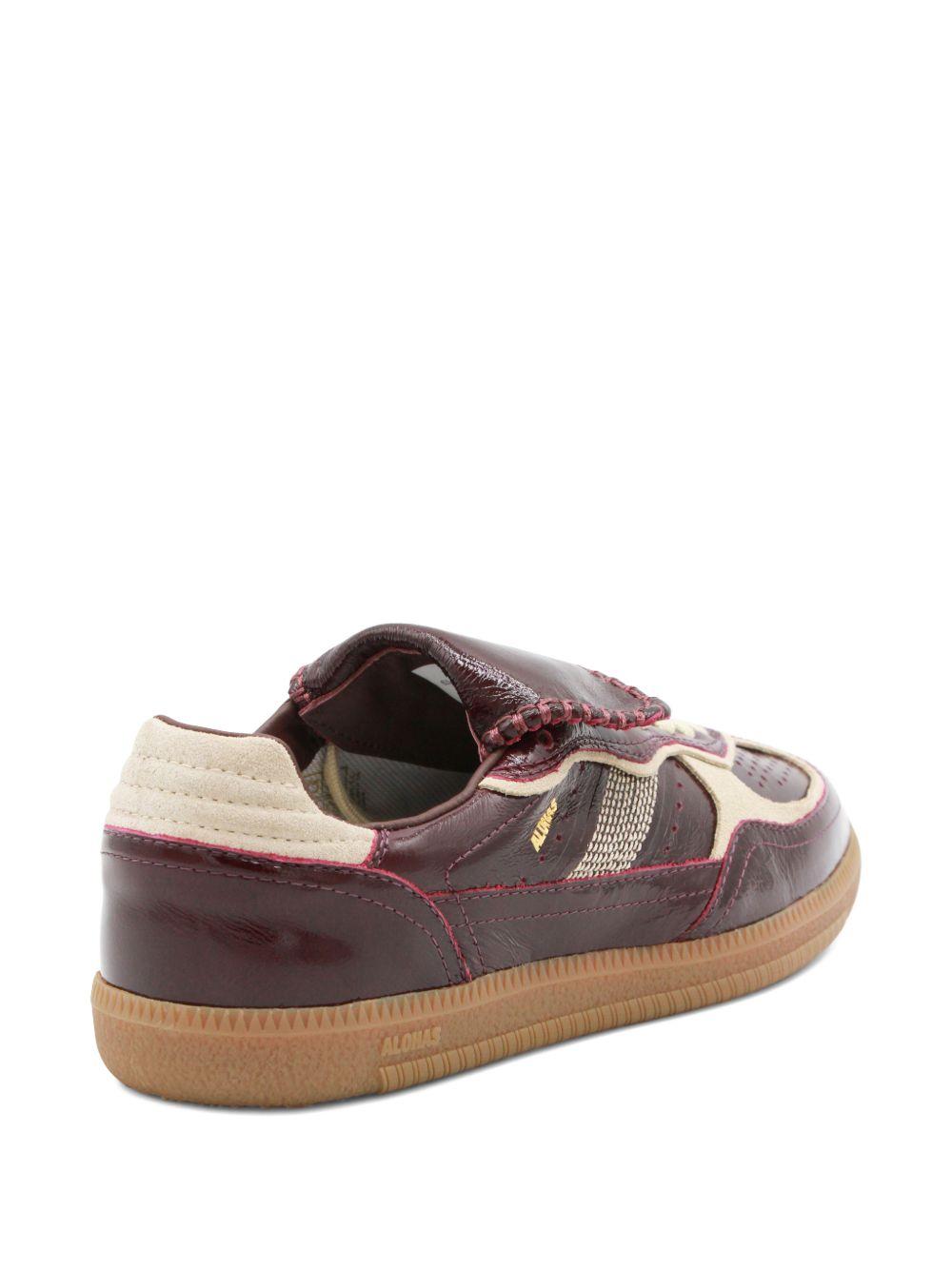 Sneakers basse in pelle 490 in bordeaux Alohas - donna 