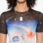 Abito midi con stampa multicolore Casablanca - donna 