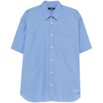 Camicia con logo in azzurro Comme des Garçons Homme - uomo 