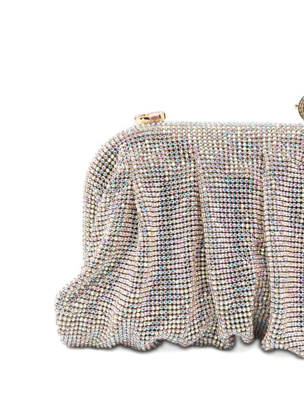 Clutch Venus piccola con cristalli in argento Benedetta Bruzziches - donna 